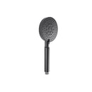 5 Modes Rainfall Handheld Shower Head Set Black Stainless Steel