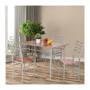 5 Pieces Dining Table Set With Rectangular Tabletop