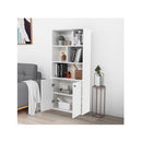 5 Tier Bookcase 155 Cm Tall With Double Doors And Adjustable Shelf