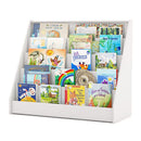 5 Tier Kids Bookshelf With Anti Toppling Devices For Kids Room White