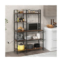 5 Tier Large Kitchen Utility Microwave Stand With Power Outlet