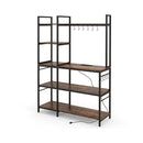 5 Tier Large Kitchen Utility Microwave Stand With Power Outlet