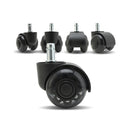 5X 2 Inch Office Chair Twin Casters Wheels
