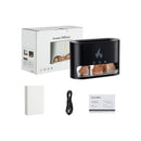 Salt Stone Flame Aromatherapy Diffuser Air Humidifier Purifier