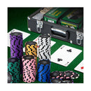 600 Piece Poker Chip Set With Carrying Case And 6 Decks Of Cards