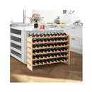 60 Bottles 6 Tiers Stackable Modular Wine Bottle Holder