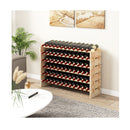 60 Bottles 6 Tiers Stackable Modular Wine Bottle Holder