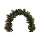 60Cm Battery Operated Tabletop Christmas Archway Glittery Gold