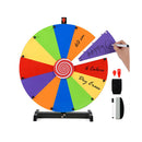 60Cm Tabletop Prize Wheel Heavy Duty Spinning Wheel With Stand