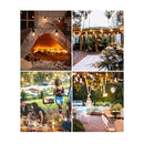 20M Solar Festoon String Lights Led Christmas Waterproof