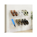 Metal Closet Shelves Wall Mounted Set Of 2