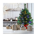 66Cm Pre Lit Tabletop Christmas Tree With 8 Flash Modes For Home Party