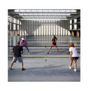 675Cm Portable Pickleball Net With 6 Lockable Wheels Outdoor Indoor