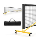 675Cm Portable Pickleball Net With 6 Lockable Wheels Outdoor Indoor