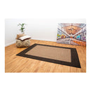 67 X 132Cm Shammy Coffee Black Rug