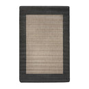 67 X 132Cm Shammy Coffee Black Rug