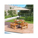 6 To 8 Person Round Picnic Table Set