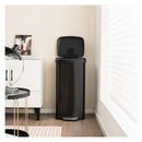 68L Step Trash Can Stainless Steel Airtight Garbage Bin