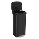 68L Step Trash Can Stainless Steel Airtight Garbage Bin
