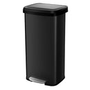 68L Step Trash Can Stainless Steel Airtight Garbage Bin