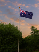 6m Flag Pole Full Set / Kit w Australian Flag