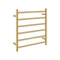 6 Bars Electric Heated Towel Rack Round 620X600Mm Stainless Steel