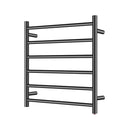 6 Bars Electric Heated Towel Rack Round 620X600Mm Stainless Steel