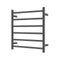 6 Bars Electric Heated Towel Rack Round 620X600Mm Stainless Steel