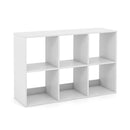 6 Cube Open Bookshelf With Anti Toppling Kit White