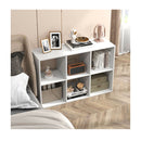6 Cube Open Bookshelf With Anti Toppling Kit White