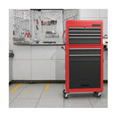 6 Drawer Rolling Lockable Tool Chest For Garage Multicolour