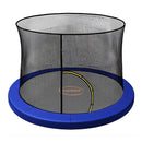 6Ft 6 Pole Replacement Trampoline Spring Pad Cover Safety Net Set Blue