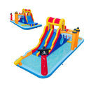 6 In 1 Inflatable Water Slide Kids Water Park With 2 Slides