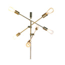6 Light Metal Sputnik Floor Lamp