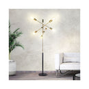 6 Light Metal Sputnik Floor Lamp