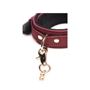 6 Pc Velvet Bondage Set Burgundy