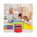 6 Pcs Foam Climbing Blocks With Tunnel Stairs And Ramp