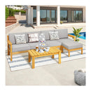 Outdoor Sofa Set Lounge Patio Set 6 Piece