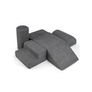6 Piece Baby Climbing Blocks Kids Indoor Soft Play Structure Grey