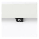 6 Tier Book Shelf Adjustable Shelves White