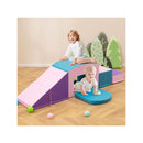 6 Pieces Foam Climbing Blocks With Tunnel Stairs And Ramp