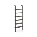 6 Tier Ladder Shelf With Metal Frame For Home Office