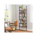 6 Tier Ladder Shelf With Metal Frame For Home Office