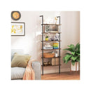6 Tier Ladder Shelf With Metal Frame For Home Office