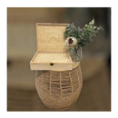 74 Slots Essential Oils Storage Box Wooden 1 Tier Bottle Holder