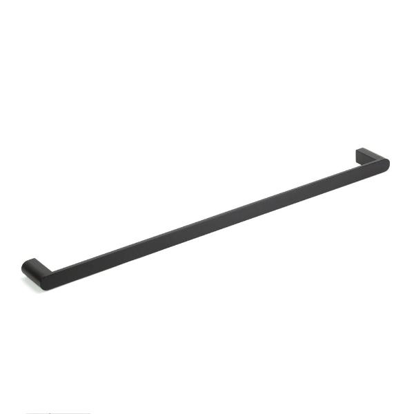 Fluid Stainless Steel Single Towel Rail 750mm Matte Black