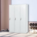 Three Door Side by Side Office Gym Shed Storage Locker