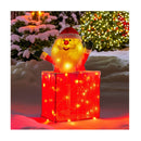 76Cm Santa In Chimney Christmas Tree Warm White Led Lights Animated