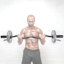 120cm Chrome Olympic EZ Curl Bar and Weightlifting Barbell for Home Gym Training