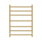 7 Bars Electric Heated Towel Rack Round Stainless Towel Rail Warmer